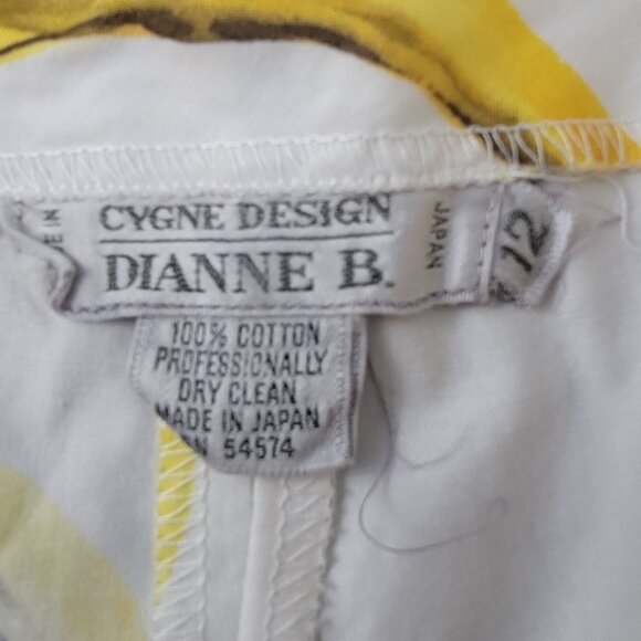 Vtg 60s/70s Banana Pants Cygne Design Dianne B sz 4 Ankle Length - Picture 4 of 7